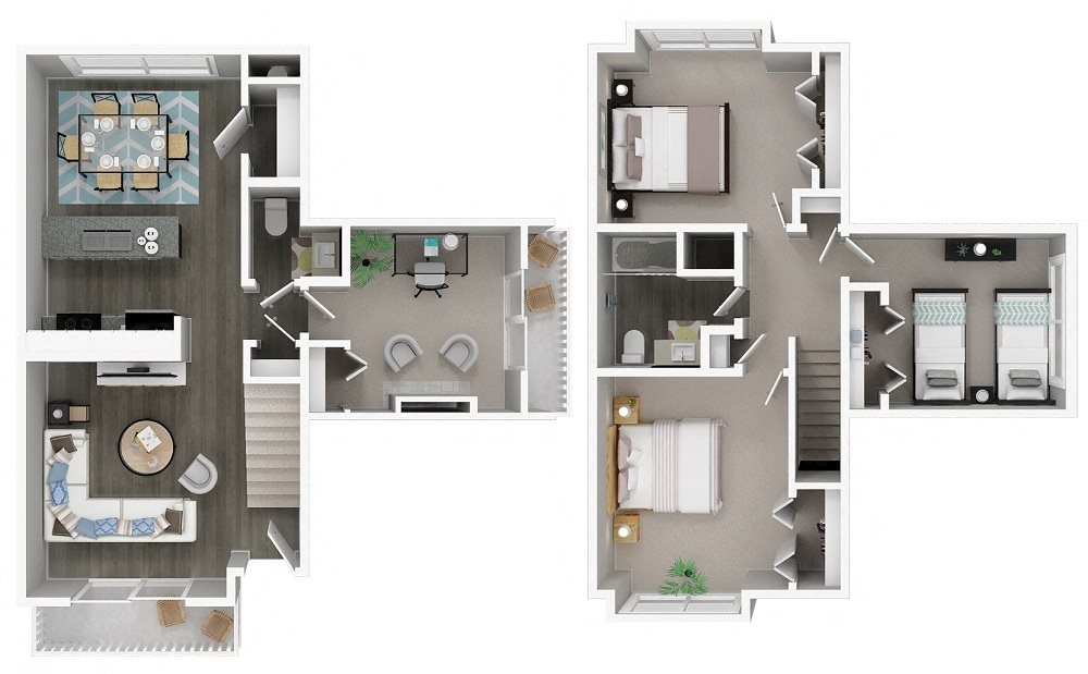 4x1.5 Floor Plan 3